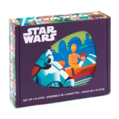 Disney Store Star Wars: Under The Twin Suns Plates By Jeff Granito, Set Of 4 17 Disney Store Star Wars: Under The Twin Suns Plates By Jeff Granito, Set Of 4 -Disney 465013954656 7