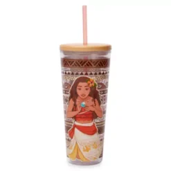 Disney Store Moana Tumbler With Straw