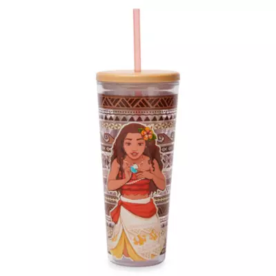 Disney Store Moana Tumbler With Straw 3 Disney Store Moana Tumbler With Straw