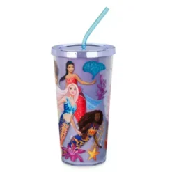 Disney Store The Little Mermaid Tumbler With Straw, Live Action Film 9 Disney Store The Little Mermaid Tumbler With Straw, Live Action Film -Disney 465023952598 3