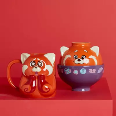 Disney Store Mei Lee Red Panda Figural Mug, Turning Red 4 Disney Store Mei Lee Red Panda Figural Mug, Turning Red - Image 2