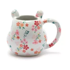 Disney Store Winnie The Pooh Floral Figural Mug -Disney 465032890232 2