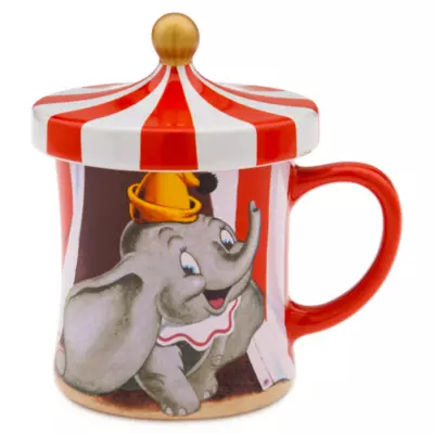 Disney Store Dumbo And Timothy Q. Mouse Mug With Lid, Dumbo 2 Disney Store Dumbo And Timothy Q. Mouse Mug With Lid, Dumbo