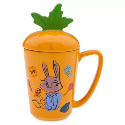 Disney Store Judy Hopps Mug With Lid, Zootropolis 3 Disney Store Judy Hopps Mug With Lid, Zootropolis