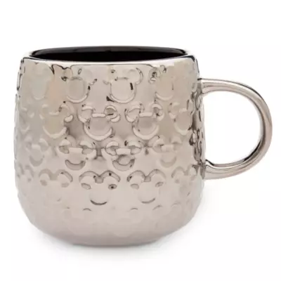 Disney Store Mickey Mouse Silver-Toned Motif Mug 3 Disney Store Mickey Mouse Silver-Toned Motif Mug