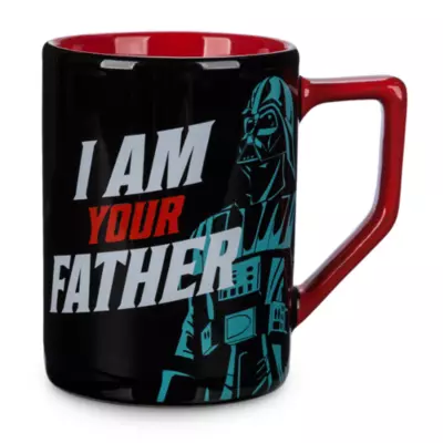 Disney Store Darth Vader 'I Am Your Father' Mug, Star Wars 3 Disney Store Darth Vader 'I Am Your Father' Mug, Star Wars