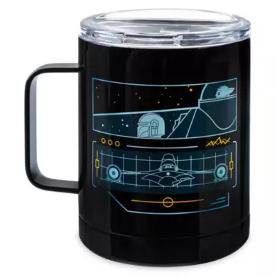 Disney Store The Mandalorian And Grogu Mug With Lid, Star Wars: The Mandalorian 4 Disney Store The Mandalorian And Grogu Mug With Lid, Star Wars: The Mandalorian - Image 2