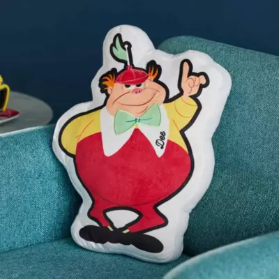 Disney Store Tweedle Dee And Tweedle Dum Reversible Cushion, Alice In Wonderland 4 Disney Store Tweedle Dee And Tweedle Dum Reversible Cushion, Alice In Wonderland - Image 2