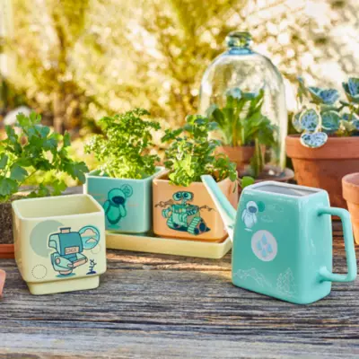 Disney Store WALL-E And EVE Herb Planter Set 4 Disney Store WALL-E And EVE Herb Planter Set - Image 2
