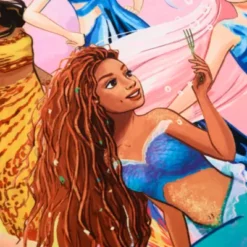 Disney Store The Little Mermaid Blanket Pillow, Live Action Film 13 Disney Store The Little Mermaid Blanket Pillow, Live Action Film -Disney 465043952424 5