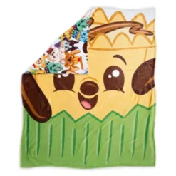 Disney Store Pluto Peanut Butter Swirl Cup Disney Munchlings Fleece Throw -Disney 465043953414 2