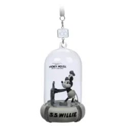 Steamboat Willie Light-Up And Sound Living Magic Disney100 Eras Sketchbook Hanging Ornament
