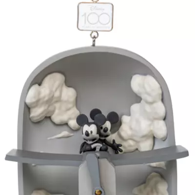 Mickey And Minnie Disney100 Eras Sketchbook Hanging Ornament, Plane Crazy 6 Mickey And Minnie Disney100 Eras Sketchbook Hanging Ornament, Plane Crazy - Image 4