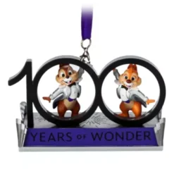 Chip 'n Dale Disney100 Celebration Sketchbook Hanging Ornament