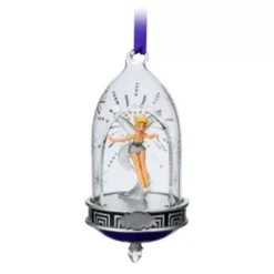 Tinker Bell Disney100 Celebration Glass Dome Sketchbook Hanging Ornament