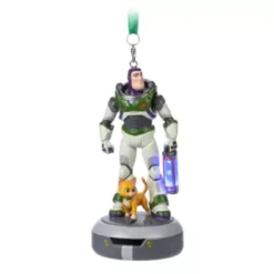 Disney Store Buzz Lightyear And Sox Light-Up Hanging Ornament