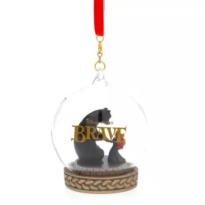 Disney Store Merida And Mor'du Hanging Ornament, Brave 3 Disney Store Merida And Mor'du Hanging Ornament, Brave