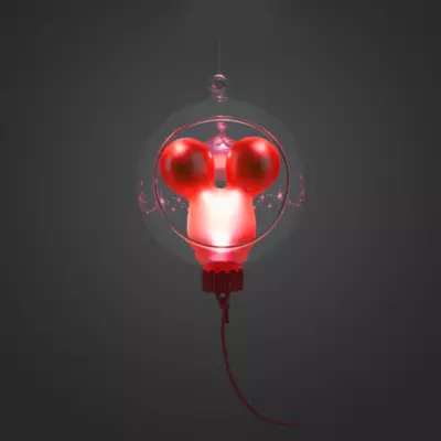 Disney Store Mickey Mouse Red Balloon Light-Up Hanging Ornament 6 Disney Store Mickey Mouse Red Balloon Light-Up Hanging Ornament - Image 4