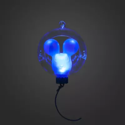 Disney Store Mickey Mouse Blue Balloon Light-Up Hanging Ornament 4 Disney Store Mickey Mouse Blue Balloon Light-Up Hanging Ornament - Image 2