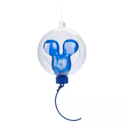 Disney Store Mickey Mouse Blue Balloon Light-Up Hanging Ornament 3 Disney Store Mickey Mouse Blue Balloon Light-Up Hanging Ornament