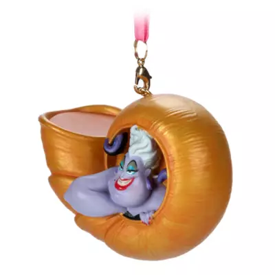 Disney Store Ursula Shell Hanging Ornament, The Little Mermaid 4 Disney Store Ursula Shell Hanging Ornament, The Little Mermaid - Image 2