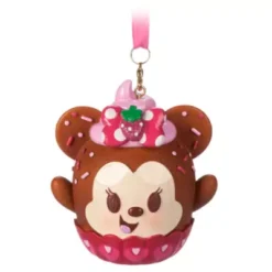 Disney Store Minnie Mouse Wild Strawberry Cupcake Disney Munchlings Baked Treats Hanging Ornament