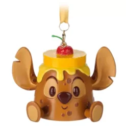 Disney Store Stitch Pineapple Upside-Down Cake Disney Munchlings Baked Treats Hanging Ornament