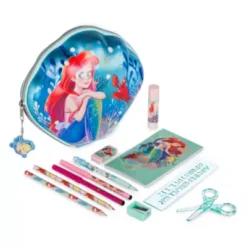 Disney Store Ariel Zip-Up Stationery Kit, The Little Mermaid