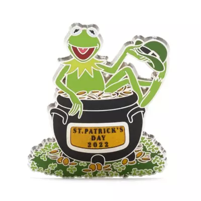 Disney Store Kermit The Frog St. Patrick's Day 2022 Pin 3 Disney Store Kermit The Frog St. Patrick's Day 2022 Pin