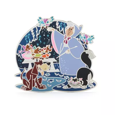 Disney Store Fairy Godmother And Friends Pin, Cinderella 3 Disney Store Fairy Godmother And Friends Pin, Cinderella