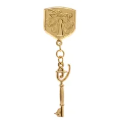 Disney Store Golden Key And Lock Pin
