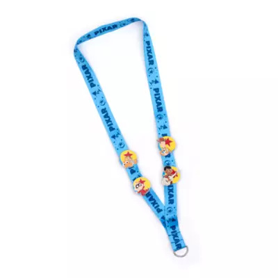 Disney Store Pixar Lanyard And Pins Set 3 Disney Store Pixar Lanyard And Pins Set