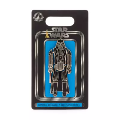 Disney Store Darth Vader Vintage Action Figure Pin, Star Wars 4 Disney Store Darth Vader Vintage Action Figure Pin, Star Wars - Image 2