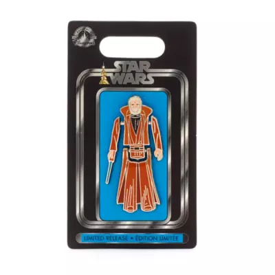 Disney Store Obi-Wan Kenobi Vintage Action Figure Pin, Star Wars 4 Disney Store Obi-Wan Kenobi Vintage Action Figure Pin, Star Wars - Image 2