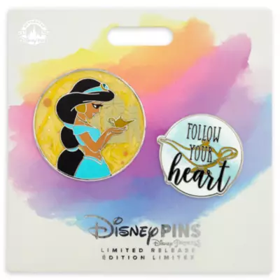 Disney Store Princess Jasmine Limited Release Pin Set, Aladdin 4 Disney Store Princess Jasmine Limited Release Pin Set, Aladdin - Image 2