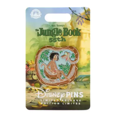 Disney Store Mowgli And Kaa 55th Anniversary Limited Release Pin, The Jungle Book 4 Disney Store Mowgli And Kaa 55th Anniversary Limited Release Pin, The Jungle Book - Image 2