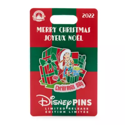Disney Store Woody Festive 2022 Limited Release Pin, Toy Story 4 Disney Store Woody Festive 2022 Limited Release Pin, Toy Story - Image 2