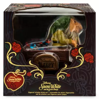 Disney Store Sleepy Snow White And The Seven Dwarfs 85th Anniversary Figural Trinket Dish Set 7 Disney Store Sleepy Snow White And The Seven Dwarfs 85th Anniversary Figural Trinket Dish Set - Image 5