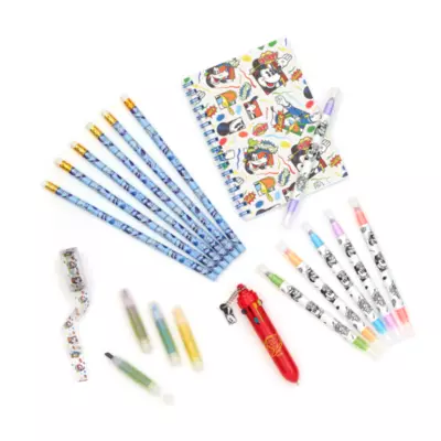 Disney Store Mickey Mouse And Friends Zip-Up Stationery Kit 3 Disney Store Mickey Mouse And Friends Zip-Up Stationery Kit
