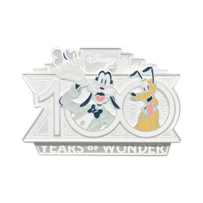 Goofy And Pluto Disney100 Celebration Limited Release Pin 3 Goofy And Pluto Disney100 Celebration Limited Release Pin