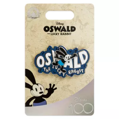Oswald The Lucky Rabbit Disney100 Logo Pin 4 Oswald The Lucky Rabbit Disney100 Logo Pin - Image 2