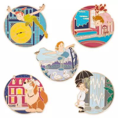 Disney Store Peter Pan 70th Anniversary Limited Release Mystery Pin Set 4 Disney Store Peter Pan 70th Anniversary Limited Release Mystery Pin Set - Image 2