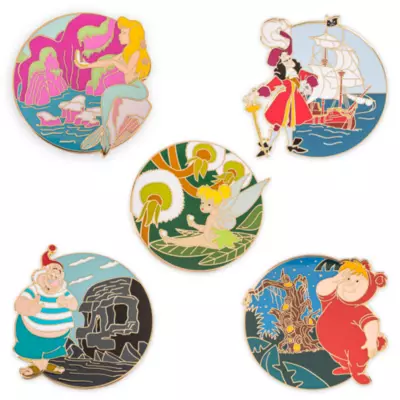 Disney Store Peter Pan 70th Anniversary Limited Release Mystery Pin Set 5 Disney Store Peter Pan 70th Anniversary Limited Release Mystery Pin Set - Image 3