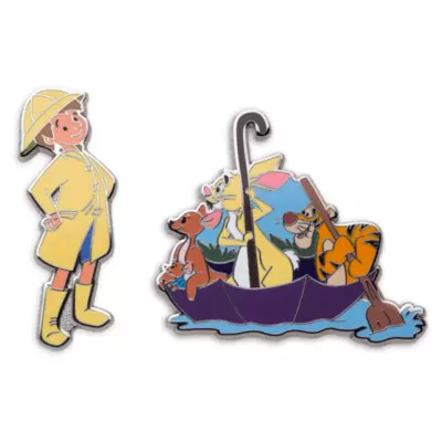 Disney Store Christopher Robin And Friends Pin Set 3 Disney Store Christopher Robin And Friends Pin Set