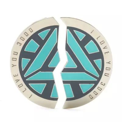 Disney Store Iron Man 'I Love You 3000' Pin Set 3 Disney Store Iron Man 'I Love You 3000' Pin Set