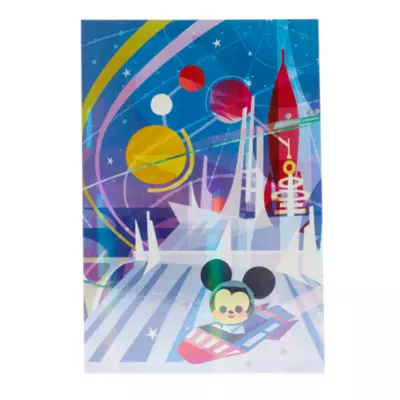 Disney Parks Postcards By Joey Chou, Set Of 5 7 Disney Parks Postcards By Joey Chou, Set Of 5 - Image 5