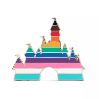Disneyland Resort Castle Disney Pride Pin 3 Disneyland Resort Castle Disney Pride Pin