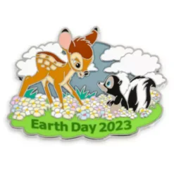 Disney Store Bambi And Flower Earth Day 2023 Limited Release Pin