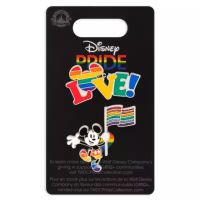 Disney Store Mickey Mouse Disney Pride Pin Set 4 Disney Store Mickey Mouse Disney Pride Pin Set - Image 2