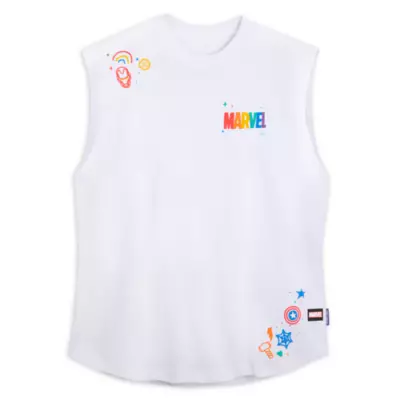 Disney Store Marvel Pride Sleeveless Spirit Jersey For Adults 3 Disney Store Marvel Pride Sleeveless Spirit Jersey For Adults